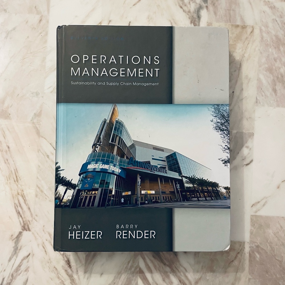 Book , Operations Management (11th Edition)  CD Included ,Used - Good Condition